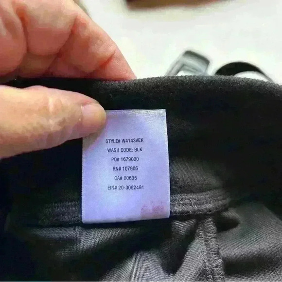 HUDSON Los Angeles Black Velvet Gold Striped Joggers Size small - Picture 9 of 10